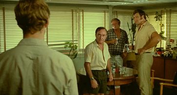 Gary Bond, Al Thomas, Jack Thompson, and Peter Whittle in Wake in Fright (1971)