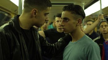 Aboubakr Bensaihi and Soufiane Chilah in Black (2015)