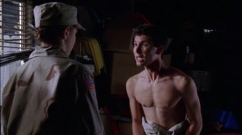 Justin Berfield and Larisa Oleynik in Malcolm in the Middle (2000)