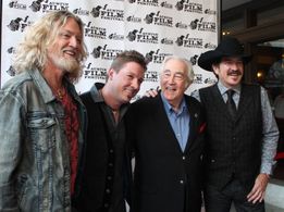 William Shockley, Dustin Rikert, James Karen and Kix Brooks at event for Ambush at Dark Canyon - Austin Film Festival