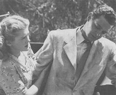 Marjorie Clements and Robert Lowery in Mystery of the River Boat (1944)