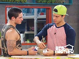 Caleb Reynolds and Cody Calafiore in Big Brother (2000)