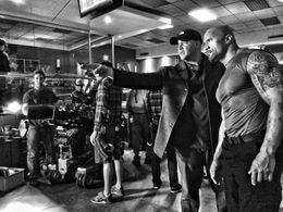 Dwayne Johnson and Hiram Garcia