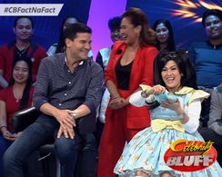 Edu Manzano, Eugene Domingo, and Gladys Guevarra in Celebrity Bluff (2012)