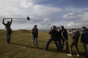 This Way Out shooting on location.