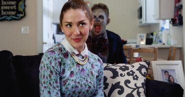 Kayla Gibson as Emily and Spencer Mumford as Troy in the short 