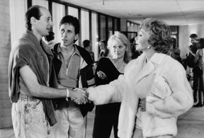 Shirley MacLaine, Meryl Streep, and Mark Lowenthal in Postcards from the Edge (1990)