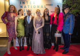 Rah Digga, Eva Dorrepaal, Meredith Binder, Kenneth Shaw, Debra Haden, Mars Roberge, and Miley Rose at an event for Stars