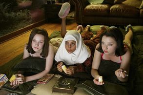 Elisabeth Harnois, Evan Rachel Wood, and Adi Schnall in Pretty Persuasion (2005)