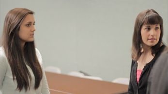 Allison Shadwick and Sydney Thomas in Up on High Ground (2014)