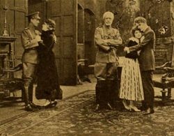 Edith Hallor, George LeGuere, Shirley Mason, Thea Talbot, and H.B. Warner in Wrath (1917)