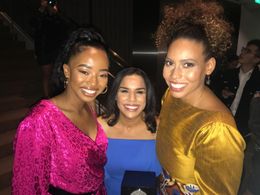 With Casting Director, Kara Sullivan and Director of Lalo's House, Kelley Kali at the 45th Annual Student Academy Awards