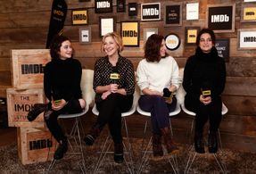 Edie Falco, Jenny Slate, Gillian Robespierre, and Abby Quinn