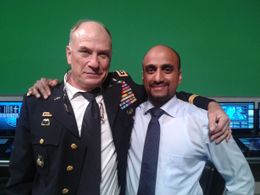 Ted Levine and Murali Perumal in 