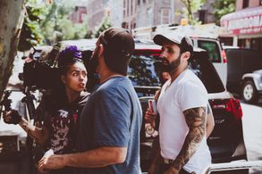 On set of G-Spotters