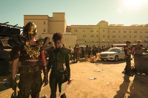 Cody Kearsley and Jeanté Godlock in Daybreak (2019)