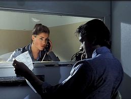 Vladimir Mashkov and Mariya Shukshina in American Daughter (1995)