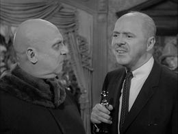 Jackie Coogan and William Keene in The Addams Family (1964)