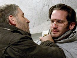 Mark Ivanir and Guri Alfi in The Human Resources Manager (2010)