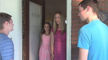 Aliyah Studt, Brayden Patterson, Courtni Aries, and Cody Jarvis in Up on High Ground (2014)