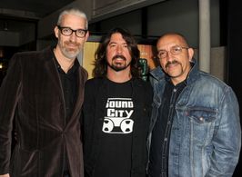 Paul Crowder, Dave Grohl, and Mark Monroe at an event for Sound City (2013)