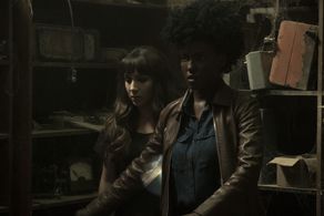 Hannah Marks and Jade Eshete in Dirk Gently's Holistic Detective Agency (2016)