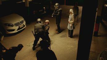 Verónika Moral, Farah Hamed, and César Mateo in Victim Number 8 (2018)