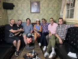 Satanic Hispanics Fantastic Fest 2022: (from left) Demian Rugna, Mike Mendez, Patrick Ewald, Gigi Saul Guerrero, Alejand