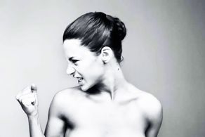 Portrait black and white -emotional time