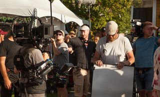 Karlsen on the set of EXIT