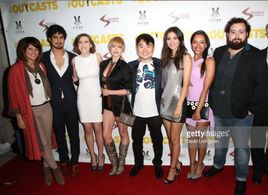 Avan Jogia, Eden Sher, Ashley Richards, Alex Shimizu, Victoria Justice, Jeanette Dilon, and Harry Katzman attend the pre