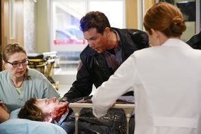 Sarah Drew, Kevin Alejandro, and William Nicol in Grey's Anatomy (2005)