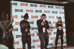 Rhaechyl Walker, Dee Dee Stephens, John Merchant, and Rickerby Alexander Brown-Hinds at an event for My Name is Myeisha 