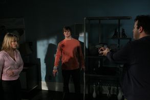 Daniel Franzese, Teddy Dunn, and Ryanne Duzich in Kill Theory (2009)