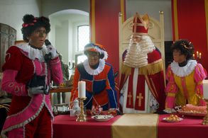 Wilbert Gieske, Beryl van Praag, Soy Kroon, and Anouk de Pater in Where Is St. Nicholas' Big Book? (2019)