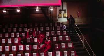 Pierre Bedenes, Betsy Brantley, Ray Charleson, Rufus Collins, Christopher Malcolm, Jeremy Newson, and Wendy Raebeck in S