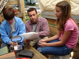 Preparing to shoot a scene in 