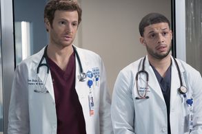 Nick Gehlfuss and Roland Buck III in Chicago Med (2015)