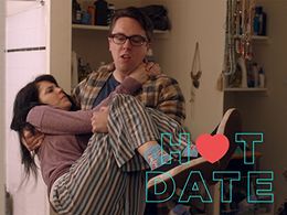Emily Axford and Brian Murphy in Hot Date (2017)