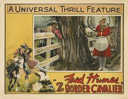 Fred Humes and Evelyn Pierce in The Border Cavalier (1927)