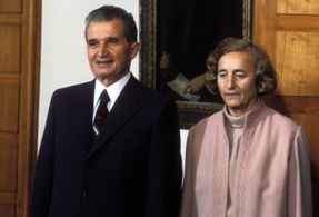 Elena Ceausescu and Nicolae Ceausescu
