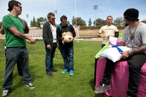 Ryan Dunn, Dave England, Bam Margera, Steve-O, and Jeff Tremaine in Jackass 3.5 (2011)