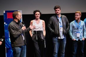 Red Sanders, Matt Jones, Jason Headley, and Eleanore Pienta in A Bad Idea Gone Wrong (2017)