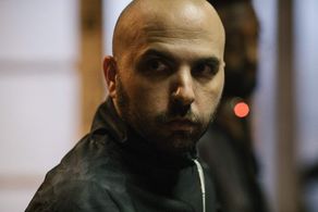 On the set of the feature film, 