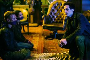 Christopher Egan and Kim Engelbrecht in Dominion (2014)