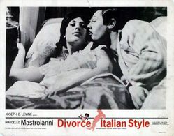 Marcello Mastroianni and Daniela Rocca in Divorce Italian Style (1961)