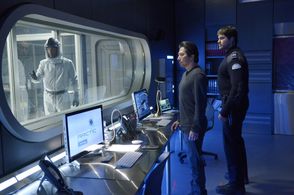 Billy Campbell, Hiroyuki Sanada, and Meegwun Fairbrother in Helix (2014)