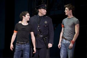 Ryan Chotto, Mike Boland and Grant Gustin of 