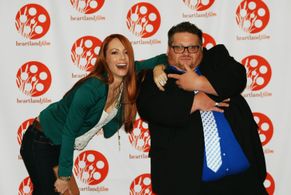 Stephanie Drapeau and Christian Busath at Heartland Film Festival (2016)