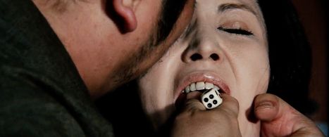 Shintarô Katsu and Shigako Shimegi in Zatoichi at Large (1972)